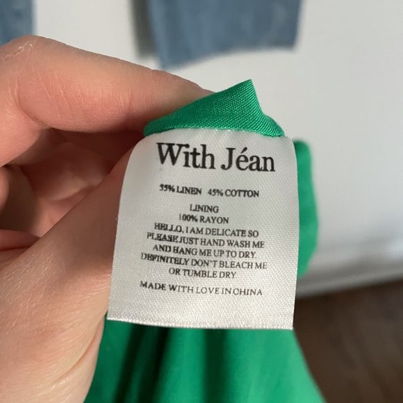 With Jean Linen Mini Dress - Picture 4 of 4